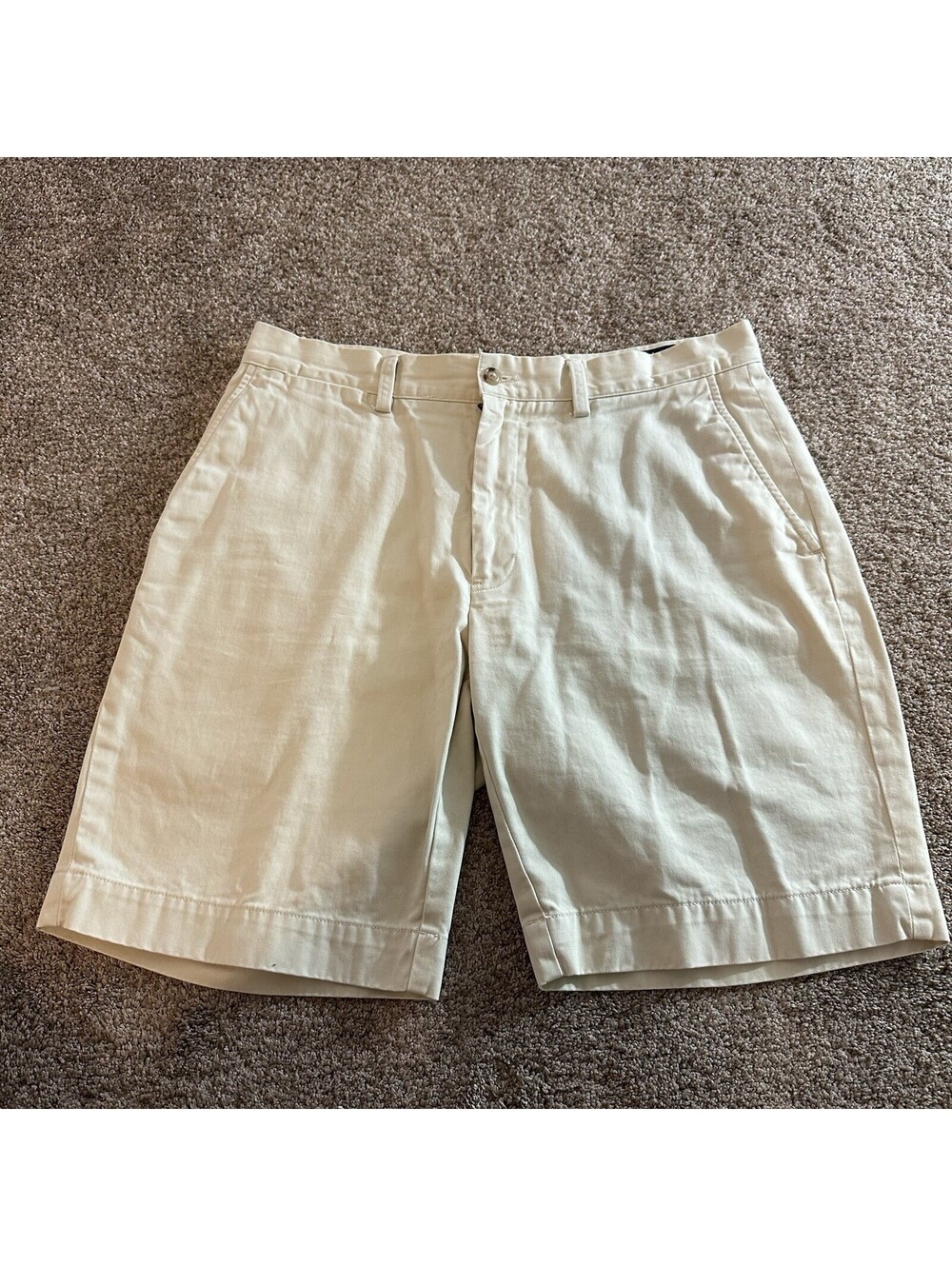 Polo Ralph Lauren The Polo Chino Shorts Mens 32 Classic Fit Beige Cream 9”